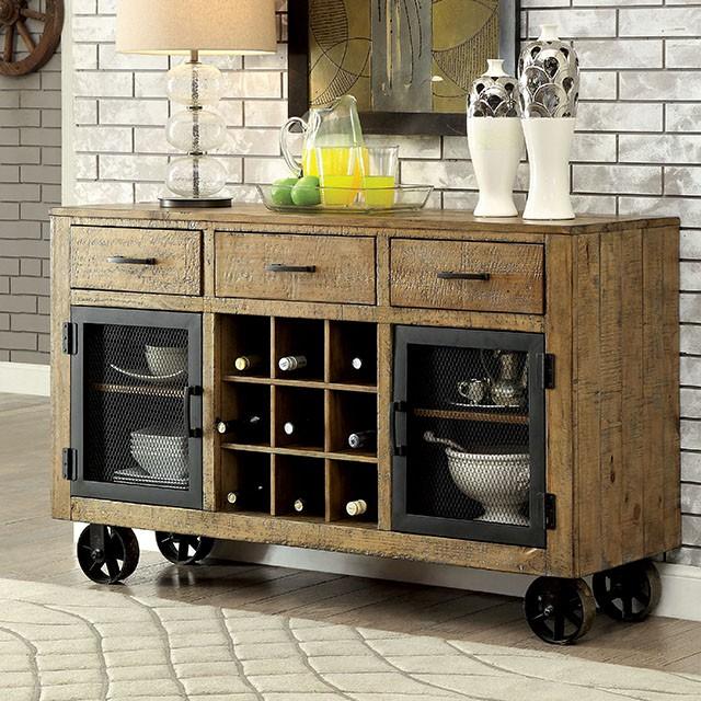 GIANNA Rustic Pine 96" Dining Table - Imperial Furniture (Las Vegas, NV) - Multi Location