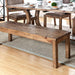 GIANNA Rustic Pine Wooden Bench - Imperial Furniture (Las Vegas, NV) - Multi Location