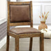GIANNA Rustic Pine/Brown Side Chair (2/CTN) - Imperial Furniture (Las Vegas, NV) - Multi Location