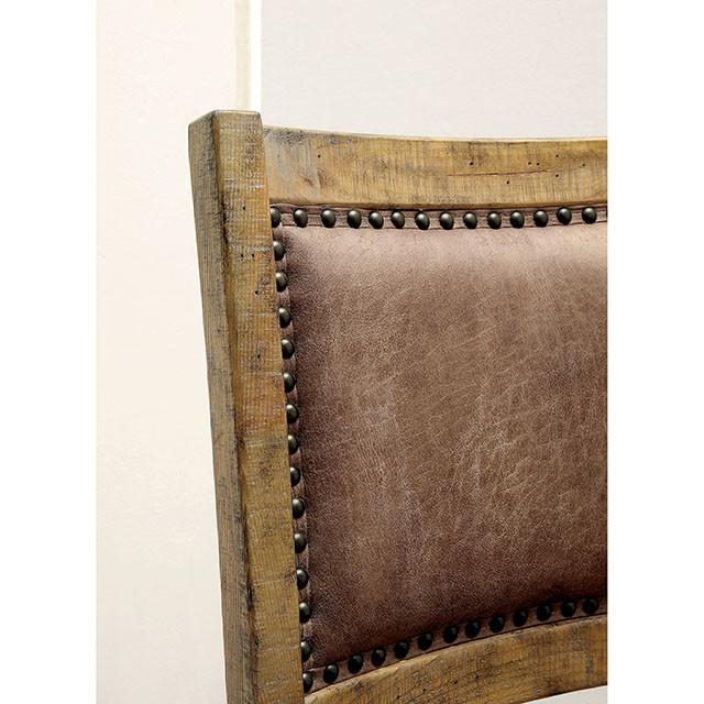 GIANNA Rustic Pine/Brown Side Chair (2/CTN) - Imperial Furniture (Las Vegas, NV) - Multi Location