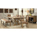 GIANNA Rustic Pine Fabric Bench - Imperial Furniture (Las Vegas, NV) - Multi Location