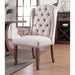 Gianna Rustic Pine/Ivory Wingback Chair (2/CTN) - Imperial Furniture (Las Vegas, NV) - Multi Location