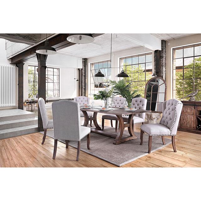Gianna Rustic Pine/Ivory Side Chair (2/CTN) - Imperial Furniture (Las Vegas, NV) - Multi Location