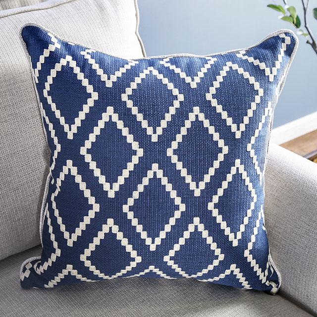 Giovanni Beige/Blue Love Seat - Imperial Furniture (Las Vegas, NV) - Multi Location
