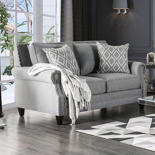 Giovanni Gray Love Seat - Imperial Furniture (Las Vegas, NV) - Multi Location