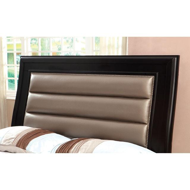 Golva Bed Beige & Black - Imperial Furniture (Las Vegas, NV) - Multi Location