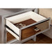 Golva E.King & Queen Bed White & Silver - Imperial Furniture (Las Vegas, NV) - Multi Location