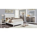 Golva E.King & Queen Bed White & Silver - Imperial Furniture (Las Vegas, NV) - Multi Location