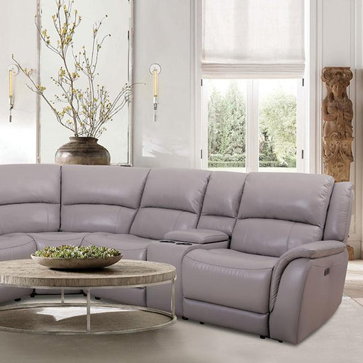 GORGIUS Power Sectional, Light Gray - Imperial Furniture (Las Vegas, NV) - Multi Location
