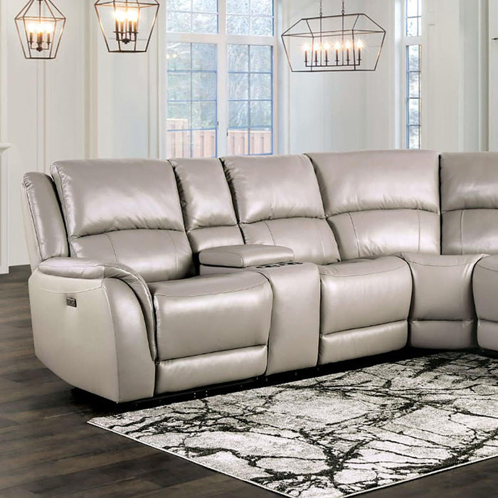 GORGIUS Power Sectional, Light Gray - Imperial Furniture (Las Vegas, NV) - Multi Location
