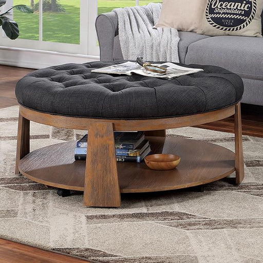 GUIS Round Coffee Table, Dark Gray - Imperial Furniture (Las Vegas, NV) - Multi Location