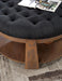GUIS Round Coffee Table, Dark Gray - Imperial Furniture (Las Vegas, NV) - Multi Location