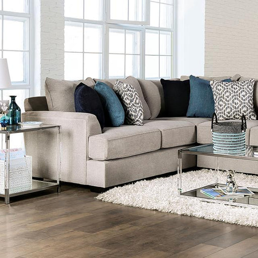 GUNNERSBURY Sectional, Gray - Imperial Furniture (Las Vegas, NV) - Multi Location