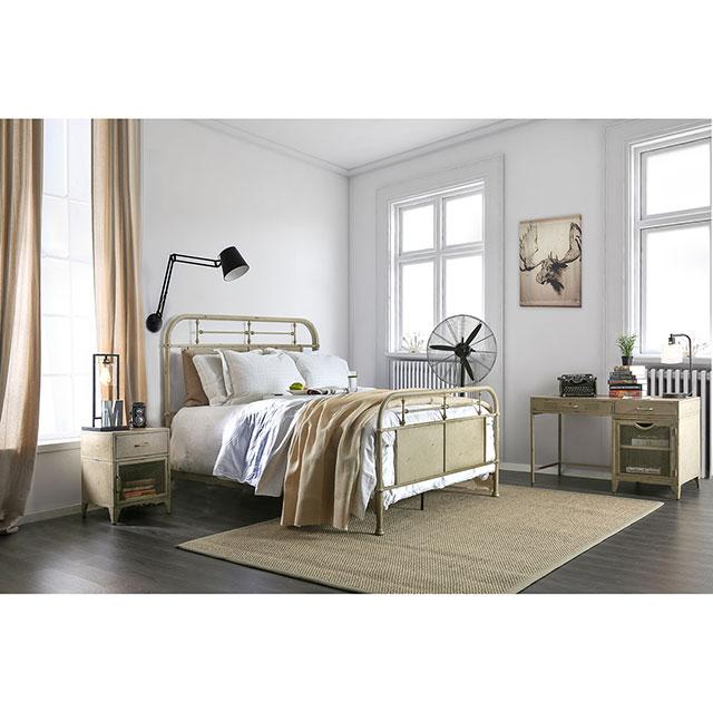 Haldus Cal.King, E.King, & Twin Bed White, Ivory, & Red - Imperial Furniture (Las Vegas, NV) - Multi Location