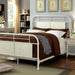 Haldus Bed Ivory, Red & White - Imperial Furniture (Las Vegas, NV) - Multi Location