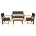 Hana 4 Pc. Patio Set - Imperial Furniture (Las Vegas, NV) - Multi Location