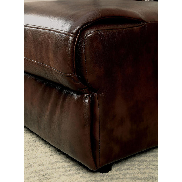 Hardy Brown Sectional w/ Console, Brown - Imperial Furniture (Las Vegas, NV) - Multi Location