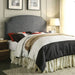 HASSELT King Size H/B, Gray -K/D Leg - Imperial Furniture (Las Vegas, NV) - Multi Location