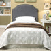 HASSELT King Size H/B, Gray -K/D Leg - Imperial Furniture (Las Vegas, NV) - Multi Location