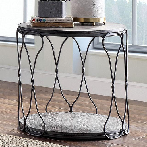 Hawdon Gray End Table - Imperial Furniture (Las Vegas, NV) - Multi Location