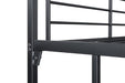 Cybill Full Loft Bed White, Silver, & Black - Imperial Furniture (Las Vegas, NV) - Multi Location
