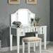 Cyndi White Vanity w/ Stool - Imperial Furniture (Las Vegas, NV) - Multi Location