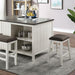 Heidelberg 4 Pc Counter Ht Table Set with Bench - Imperial Furniture (Las Vegas, NV) - Multi Location