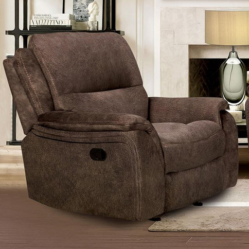 HENRICUS Glider Recliner, Dark Brown - Imperial Furniture (Las Vegas, NV) - Multi Location