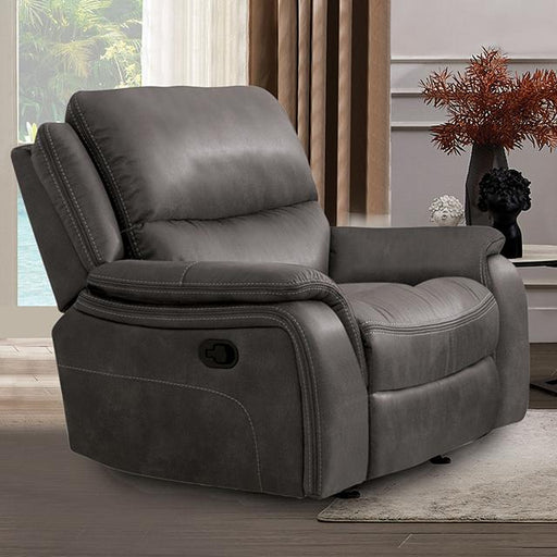 HENRICUS Glider Recliner, Dark Gray - Imperial Furniture (Las Vegas, NV) - Multi Location