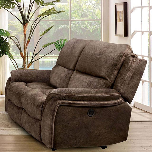 HENRICUS Loveseat, Dark Brown - Imperial Furniture (Las Vegas, NV) - Multi Location