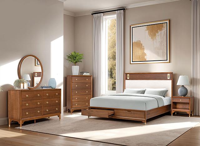 Hepburne Bed With Storage & Without Storage - Imperial Furniture (Las Vegas, NV) - Multi Location