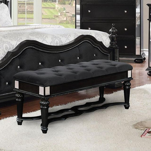 Azha Black Bench - Imperial Furniture (Las Vegas, NV) - Multi Location