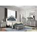 Azha Silver/Gray Cal.King & Queen Bed - Imperial Furniture (Las Vegas, NV) - Multi Location