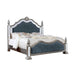 Azha Silver/Gray Cal.King & Queen Bed - Imperial Furniture (Las Vegas, NV) - Multi Location