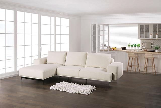 Baerum Sectional, Left & Right Chaise Beige & Gray - Imperial Furniture (Las Vegas, NV) - Multi Location