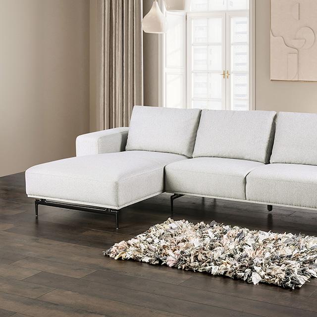 Baerum Sectional, Left & Right Chaise Beige & Gray - Imperial Furniture (Las Vegas, NV) - Multi Location