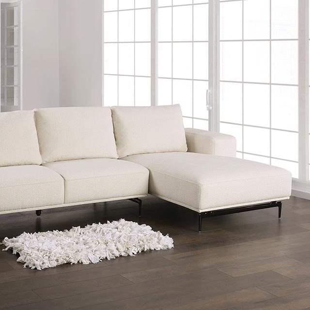 Baerum Sectional, Left & Right Chaise Beige & Gray - Imperial Furniture (Las Vegas, NV) - Multi Location
