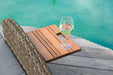Bahia Tobago Reclining Chaise Lounge Brown & Gray - Imperial Furniture (Las Vegas, NV) - Multi Location