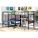 BALLARAT Silver Triple Twin Bunk Bed w/ Desk - Imperial Furniture (Las Vegas, NV) - Multi Location