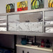 BALLARAT Silver Triple Twin Bunk Bed w/ Desk - Imperial Furniture (Las Vegas, NV) - Multi Location