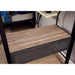 BALLARAT Silver Triple Twin Bunk Bed w/ Desk - Imperial Furniture (Las Vegas, NV) - Multi Location