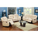 Barbado Ivory Sofa w/ 2 Recliners - Imperial Furniture (Las Vegas, NV) - Multi Location
