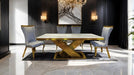 Basilicata Gold Chair (2/CTN) White, Gray, & Black - Imperial Furniture (Las Vegas, NV) - Multi Location