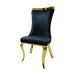 Basilicata Gold Chair (2/CTN) White, Gray, & Black - Imperial Furniture (Las Vegas, NV) - Multi Location