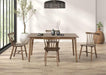 Beale Dining Table Walnut & Black - Imperial Furniture (Las Vegas, NV) - Multi Location
