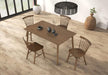 Beale Dining Table Walnut & Black - Imperial Furniture (Las Vegas, NV) - Multi Location
