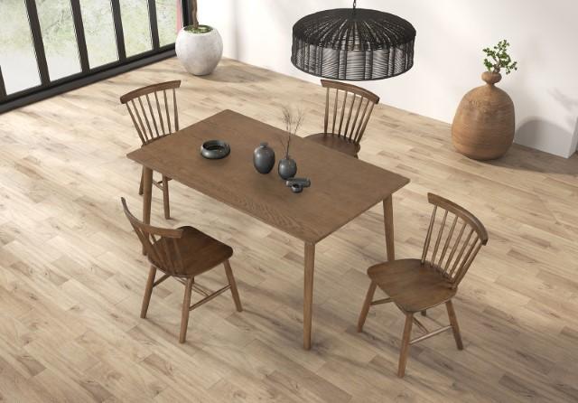 Beale Dining Table Walnut & Black - Imperial Furniture (Las Vegas, NV) - Multi Location
