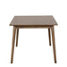 Beale Dining Table Walnut & Black - Imperial Furniture (Las Vegas, NV) - Multi Location