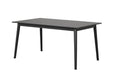 Beale Dining Table Walnut & Black - Imperial Furniture (Las Vegas, NV) - Multi Location