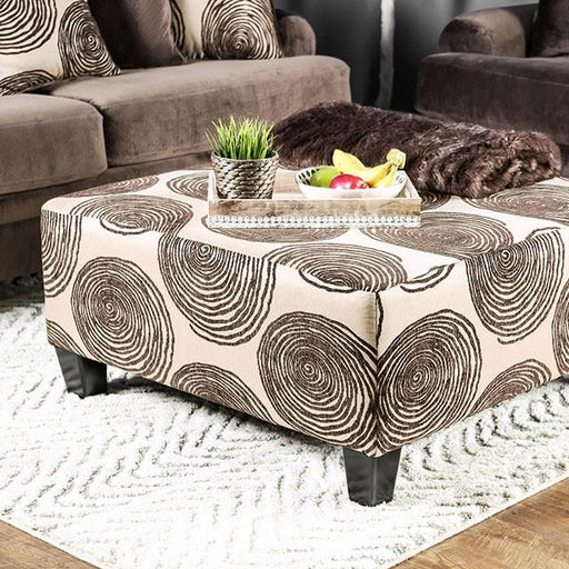 Bonaventura Brown Ottoman - Imperial Furniture (Las Vegas, NV) - Multi Location